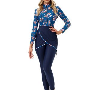 Muslim Swimsuit Long-sleeved Trousers Three-piece Suit