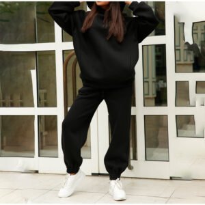 Hooded Casual Top Sportswear Women's Plush Sweater