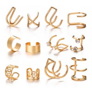 Creative Simple Non-pierced Ear Clip Five-piece Set