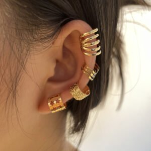 Creative Simple Non-pierced Ear Clip Five-piece Set